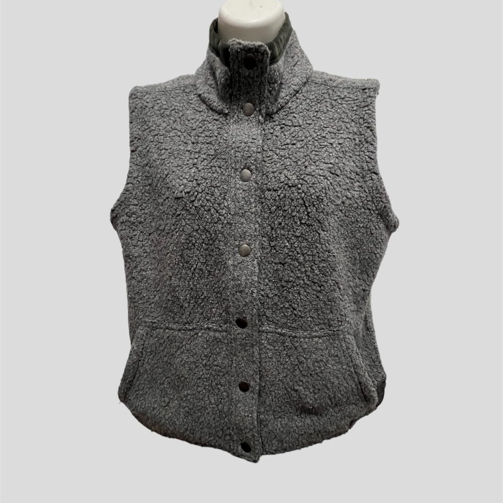 Toad&Co size small gray fleece vest